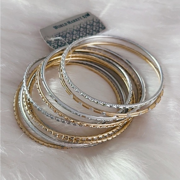 Cost Plus World Market Jewelry - World Market Bangles Set Bracelets S/M